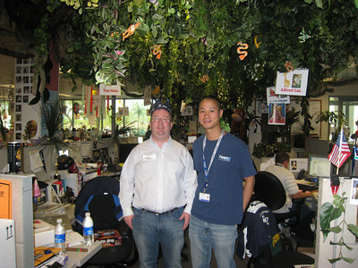 Me at Tony Hsieh's desk (Zappos CEO)